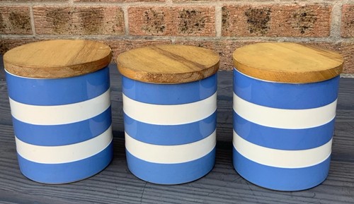 Set green cornishware - 3,