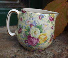 Vintage chintz floral - chintz, jug