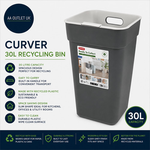 Curver 30litre recycling - curver, bin