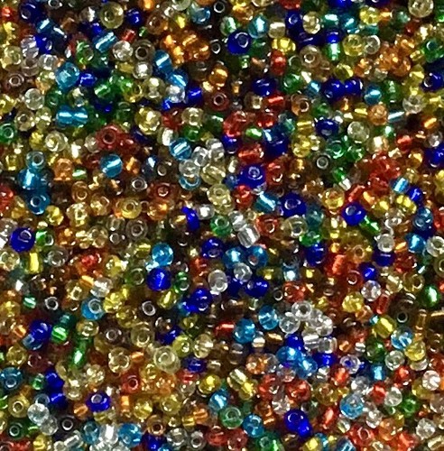 3000 glass 2mm seed beads - glass,