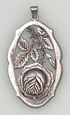 Pendant Silver Art Nouveau