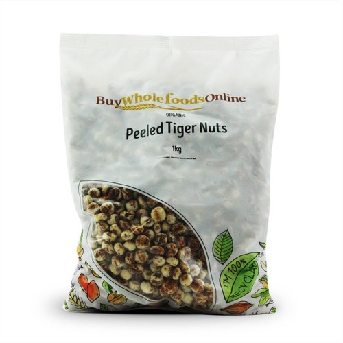 Organic peeled tiger nuts - peeled,