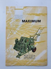 CLAAS MAXIMUM BALER SALES BROCHURE
