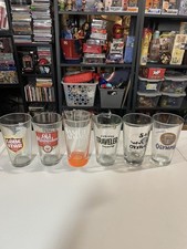 5 Unique Beer Glasses, Olympia, S&P Oyster Co, Sam Adams, Milwaukee & Lone Star