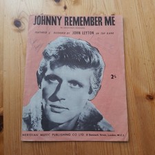 John Leyton Johnny Remember Me