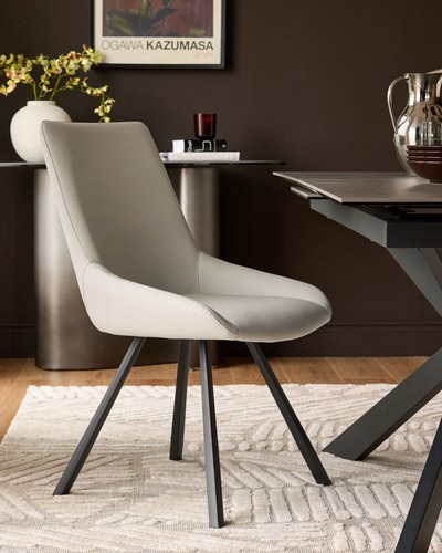 Pair danetti leather - of, dining