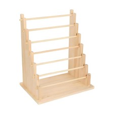 Wooden Ribbon Organizer Rack
