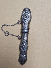 Vintage Silver Needle Case