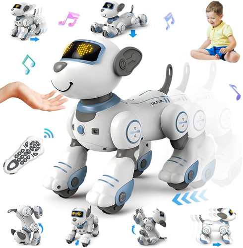 Remote control robot dog toy - remote,