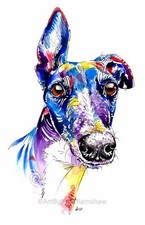Greyhound Whippet Lurcher art