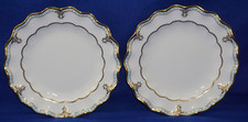 Royal Crown Derby Lombardy (2) Salad Plates, 7 3/4"  (B6)