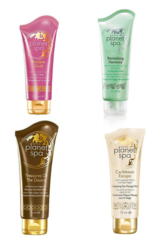 Avon planet spa face masks - 3x,