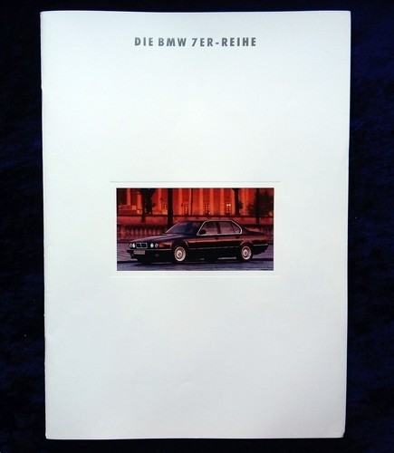 Bmw series e32 brochure - bmw, series,