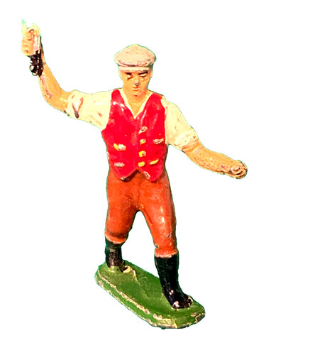 Vintage farmhand with missing - farmhand,
