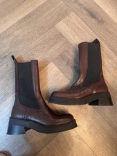 Brown Boots UK4 E8 by MIISTA