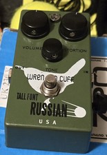 Wren and Cuff Tall Font Russian Fuzz Pedal