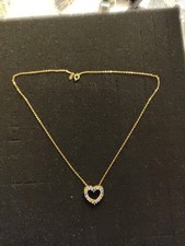 Joan Rivers Gold Tone Crystal