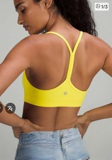 New With Tags Lululemon Flow Wrap Front High-neck Bra, Size 2