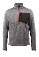 MASCOT HARDWEAR 50149 Reims Men’s Grey Zip-Neck Sweatshirt