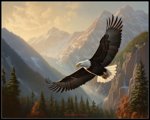 Eagle soaring diy chart - eagle,
