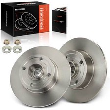 2x Solid Brake Discs 240mm