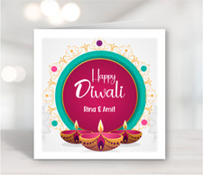 Diwali Card Personalised Hindu