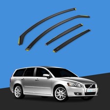 Volvo V50 2004-2012 5 Door Estate Wind Deflectors 4pc Tinted