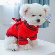 Knitted Cat Dog Sweater Autumn