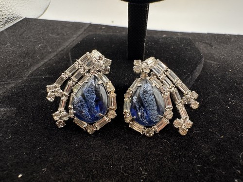Cobalt blue foil art - cobalt,