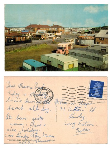 Postcard vickers point - postcard,