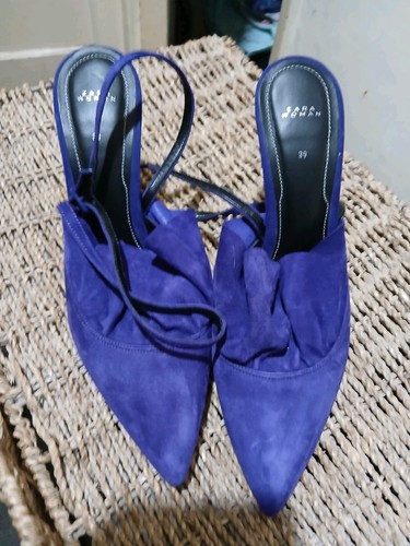 Zara purple suede shoes - purple, sz