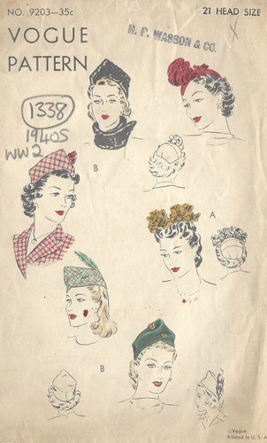 1940s ww2 vintage - vintage, vogue