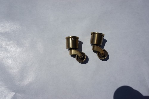 Keeler brass cup - caster, 1"