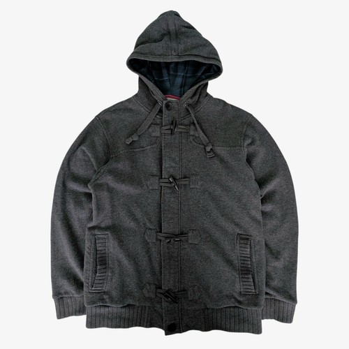 Red herring grey duffel hoodie - grey,