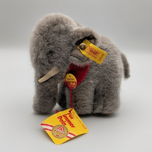 Steiff jumbo elephant - elephant, grey