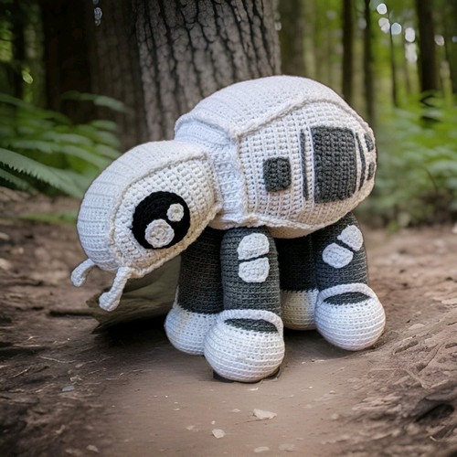 Handmade walker plush - at-at,