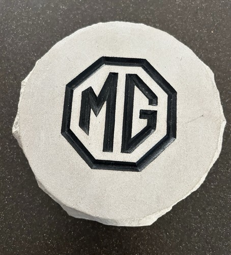 Car logo handmade stone - mg,