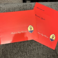 MASERATI Modern Day Classics UK Car Sales Brochure includes 430 and Spider c1988