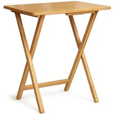 Folding Wooden Side Table –
