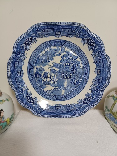 Antique wedgwood co blue - antique,