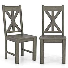 COSTWAY Wooden Dining Chairs
