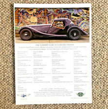 MORGAN 4/4 SPORT - FRAMEABLE COLLECTIBLE ORIGINAL CLASSIC CAR ADVERT
