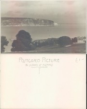 Swanage Bay and Pier Judges Ltd Landscapes Seascape Tourism Real Photo RPPC