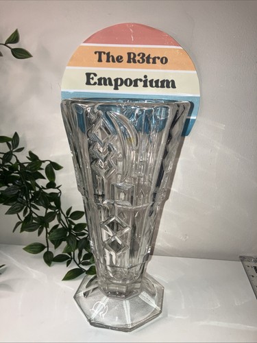 Vintage clear cut glass - vintage,