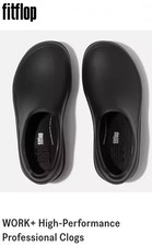 FITFLOP RELIEFF RECOVERY SUPERLIGHT CLOG SIZE 8/42 BLACK SHOES VGC FREE P&P 