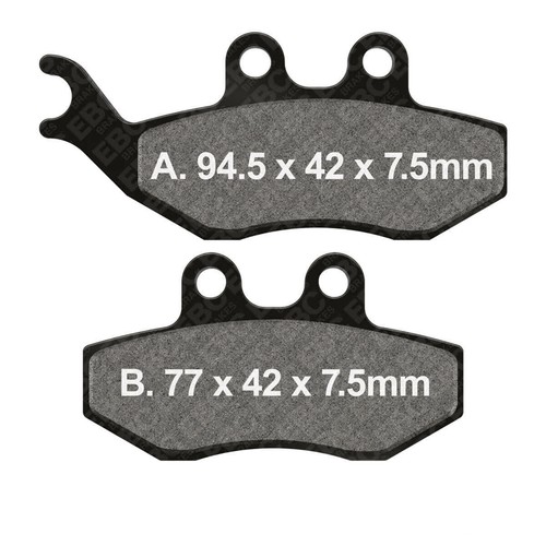 Pair brake pads ebc - pair,