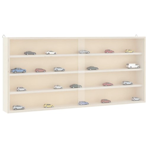 Wooden collectors display case - collectors,