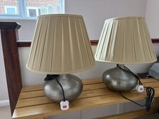 John Lewis Silver Table Lamp