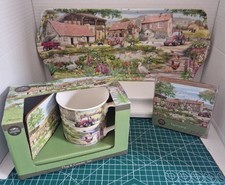 Leonardo Collection "FARMYARD"  Tray, Mug & Coaster & Set Of 4 Coasters. New