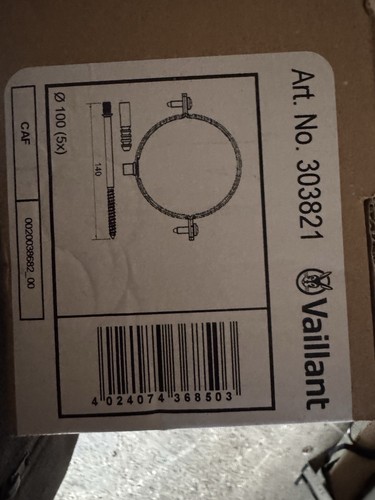 Valiant flue clips - flue,